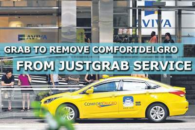 Grab to remove ComfortDelGro cabbies from JustGrab service