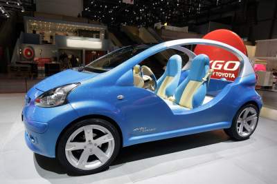 Open top Toyota AYGO for Sports