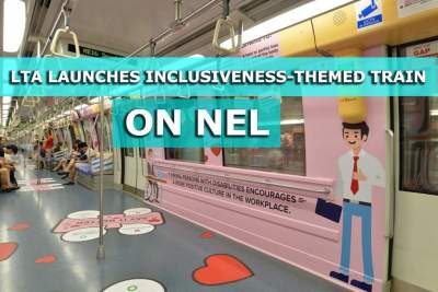LTA launches inclusiveness-themed train on NEL