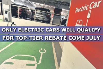 Only electric cars will qualify for $20,000 tax rebate from July