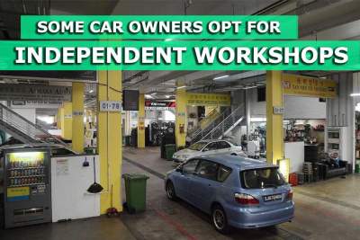 Some car owners opt for independent workshops