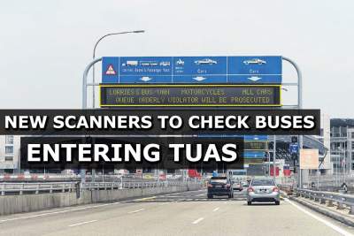 New scanners to check buses entering Tuas Checkpoint