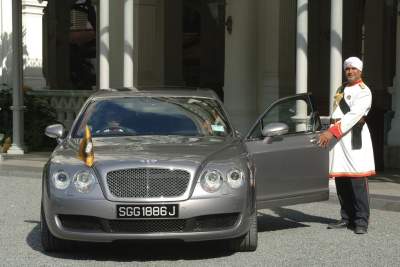 Bentley Continental Flying Spur to become the pride of Raffles Hotel