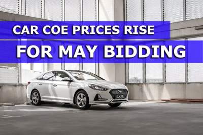 Car COE prices rise slightly for first round of May bidding