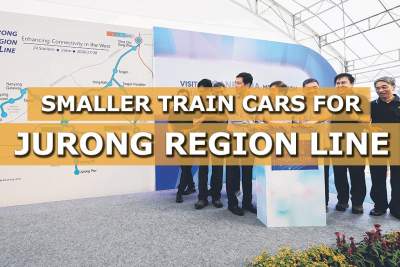 Smaller train cars for Jurong Region Line to navigate tight curves