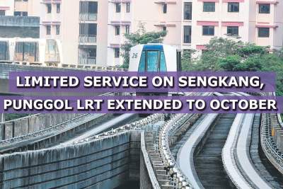 SBS Transit extends limited service for Sengkang, Punggol LRT to October