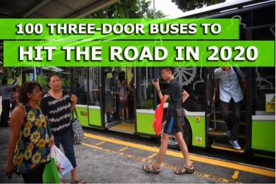 LTA calls tender to purchase 100 three-door buses to be deployed in 2020