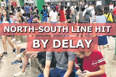 North-South Line hit by delay due to platform screen door fault