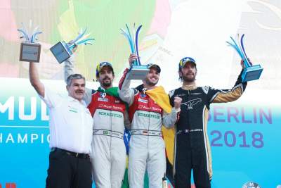 Audi electrifies Berlin with a fairytale finish at the Formula E home race
