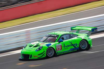 Class podium for Porsche 911 GT3 R in Silverstone