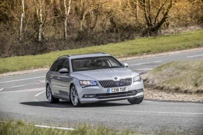 Civilian armoured Superb Estate developed by Skoda