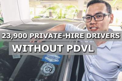 40 percent of private-hire drivers without vocational licence