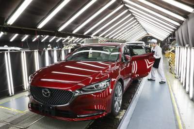 Mazda celebrates 50 million vehicles made in Japan