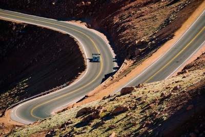 Romain Dumas completes first test with the I.D. R Pikes Peak in the U.S.A
