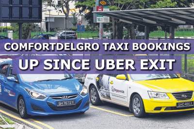 ComfortDelGro taxi bookings jump 9% in May following Uber's exit