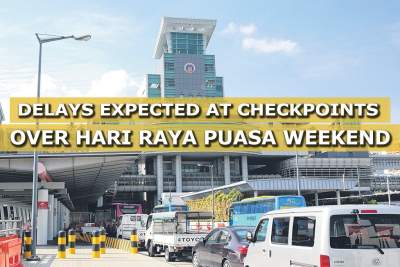 Delays expected at Woodlands, Tuas checkpoints over Hari Raya Puasa weekend
