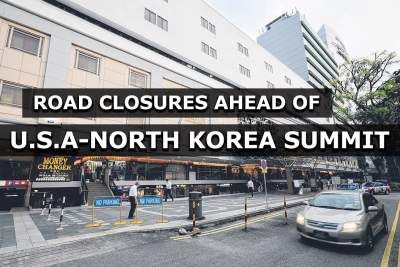 Road closures in Tanglin area for historic U.S.A-North Korea summit