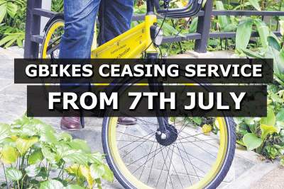 GBikes ceasing bicycle-sharing service
