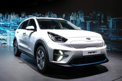 Kia Niro EV revealed at Busan International Motor Show