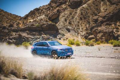 The Mercedes-Benz EQC in summer trials
