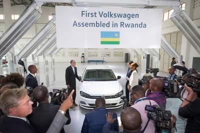 Volkswagen launches local assembly and car sharing in Rwanda