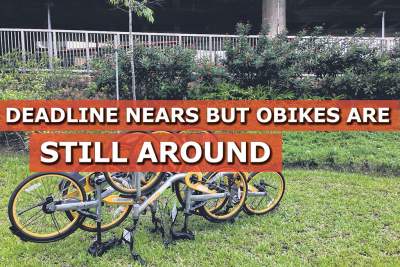 Deadline nears but oBikes are still around