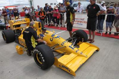 Legends of modern F1 complete 70th anniversary of Silverstone GP
