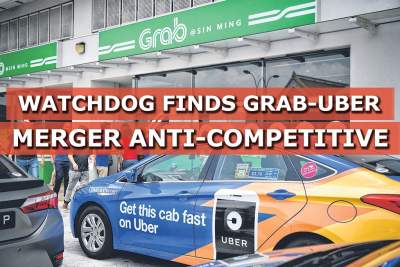 Watchdog finds that Grab-Uber deal breaches competition laws
