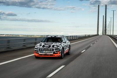 A first look at the interior of the Audi e-tron prototype