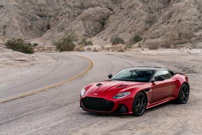 Aston Martin works to present the new DBS Superleggera at Salon Prive