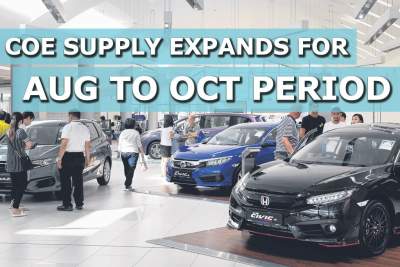 COE supply expands for Aug to Oct period
