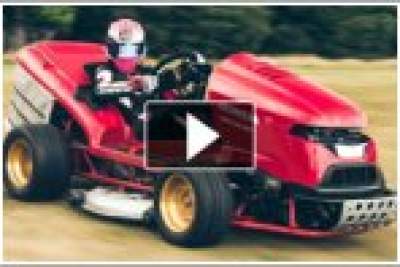 Honda's Mean Mower V2 mows the Duke's lawn for Goodwood Festival of Speed