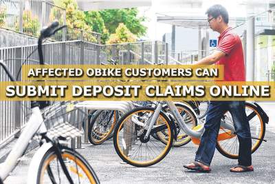Liquidators of oBike urge affected customers to submit deposit claims online