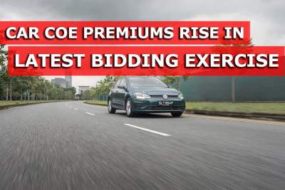 Car COE premiums rise in latest bidding exercise