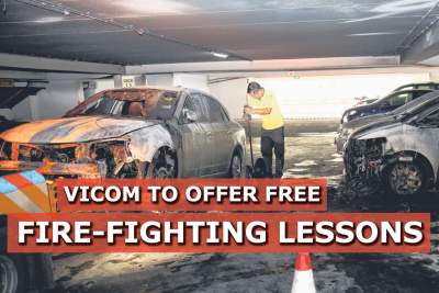 Vicom offers free fire-fighting lessons amid surge in vehicle blazes