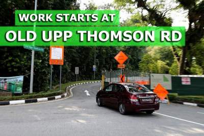 After delay, work starts to develop part of Old Upper Thomson Road