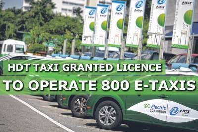 HDT Singapore Taxi granted service operator licence for at least 800 e-taxis