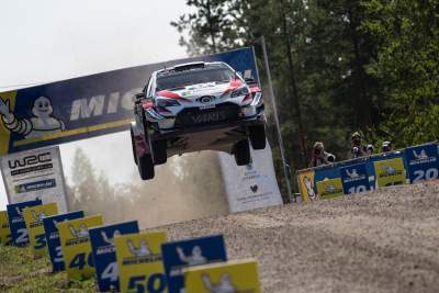 Toyota Gazoo Racing celebrates Rally Finland victory