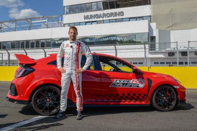 Jenson Button secures Honda's fifth and final lap record in the Civic Type R