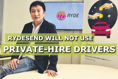 RydeSend will not use private-hire drivers or cabbies