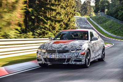 The new BMW 3 Series completes final tests at Nurburgring