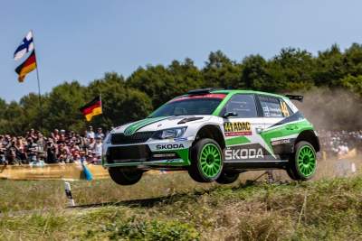 Double victory in WRC-2 for Skoda