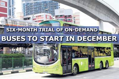 Six-month trial of on-demand public buses to start in December