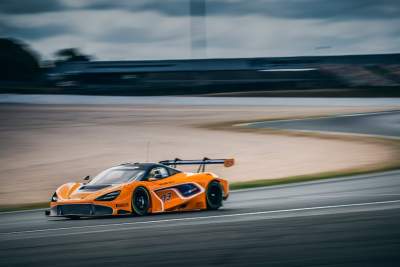 McLaren 720S GT3 race car on track for 2019 debut