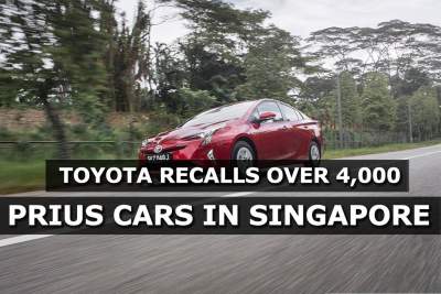 Toyota recalls over 4,000 Prius cars in Singapore as part of global move