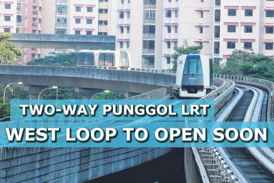 Two-way Punggol LRT West Loop to open soon