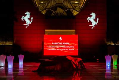 The unveiling of the brand new Ferrari 488 Pista in Singapore