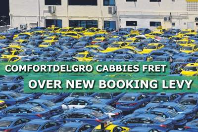 Cabbies fret over takings after ComfortDelGro changes booking levy