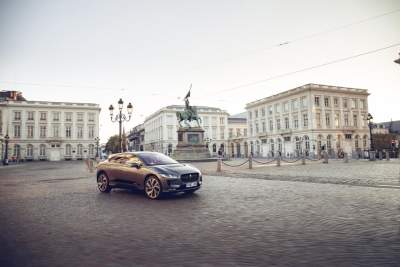 Jaguar I-PACE drives from London to Brussels on a single charge