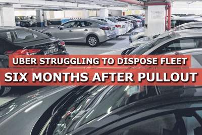 Uber struggling to dispose of its sizeable fleet six months after pullout